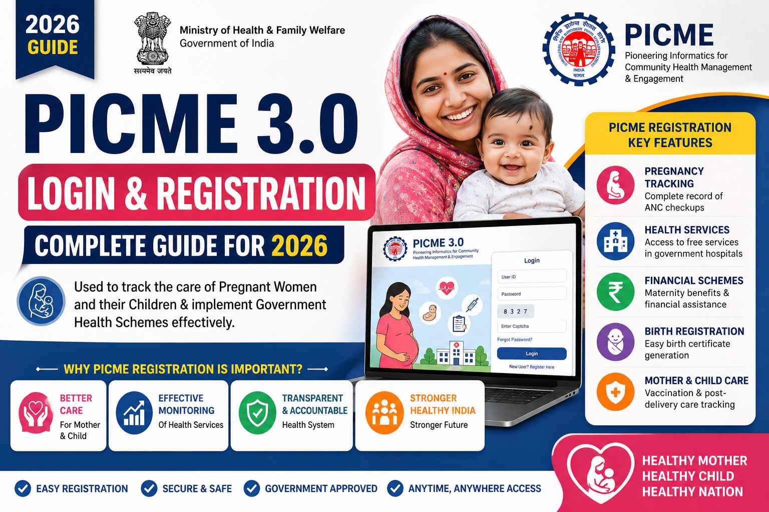 PICME 3.0 Login & Registration